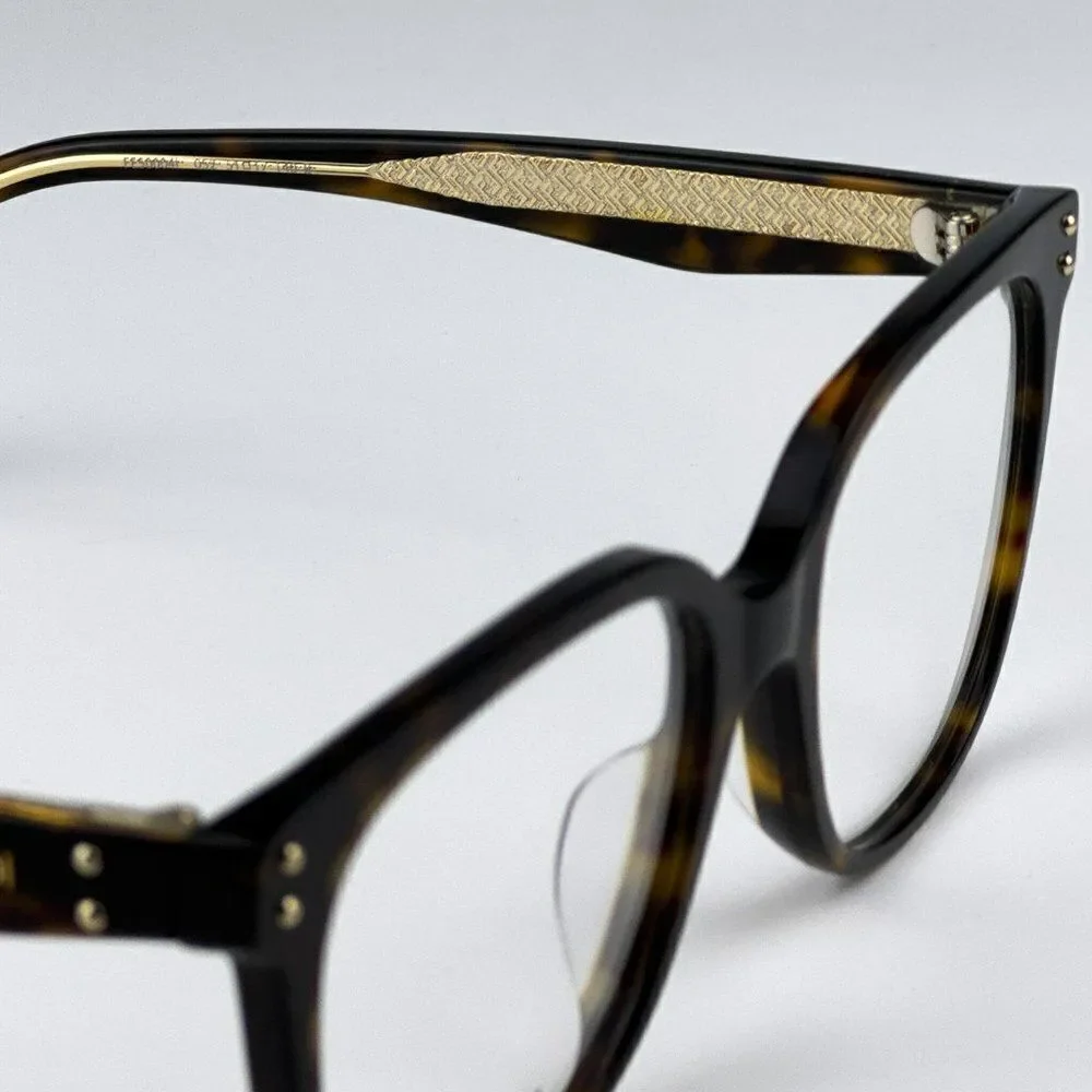 SALE! NEW Fendi FE50004I 052 Havana Square Women Eyeglasses FE 50004I